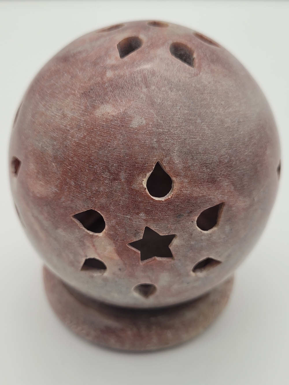 Waxstone Star & Teardrop Luminary Tea Light Candle Holder